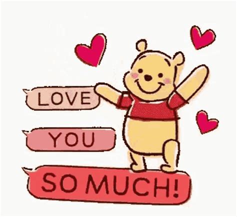 Hearts Love You So Much  Hearts Love You So Much Winnie The Pooh