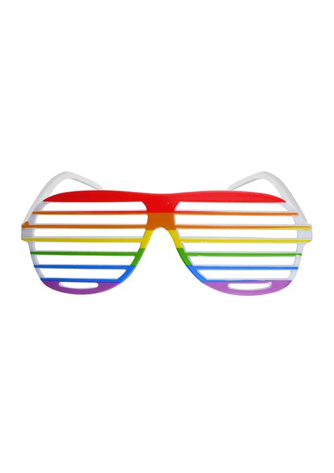 Shutter Rainbow Pride Glasses Adult Henbrandt Ltd