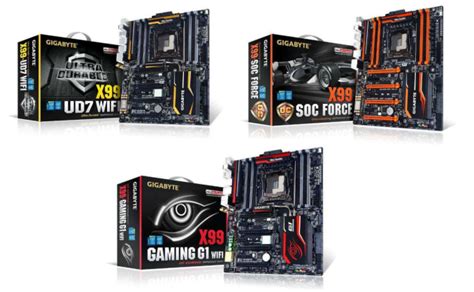 Gigabyte X99 Motherboard Launch Eight Models From X99 Ud3 To G1 Wifi