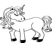 Utiliser les images plutôt que la vidéo. Coloriage LICORNE à imprimer Dessin sur Coloriage.info
