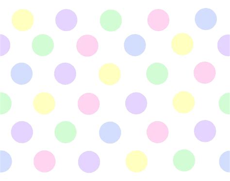 Download Pastel Polka Dots On A White Background