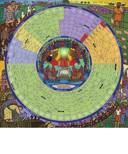 This calendar is used by authors of ordines and other liturgical aids published to foster the celebration of the liturgy. Year of Grace Liturgical Calendar Laminated Poster
