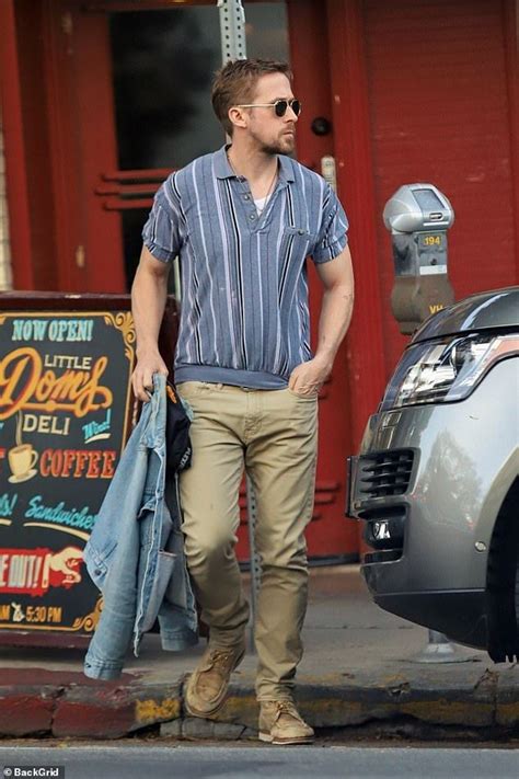 Ryan Gosling Shows Off His Toned Biceps In Form Fitting Shirt Stylish