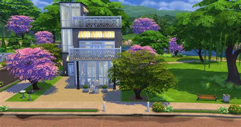 Sims 4 Downloads Compact Modern Home • Dusky Illusions Life With Bri K
