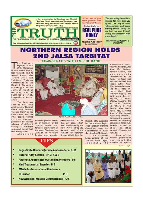 The Truth Newspaper April 26th 2013 Edition By The Truth Newspaper Issuu