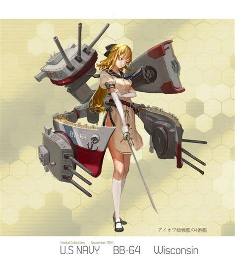 Pin By Sacmaul On Kancolle In 2020 Uss Iowa Kantai Collection Anime