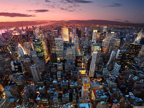 Download Breathtaking Skyline View Of New York City Wallpaper