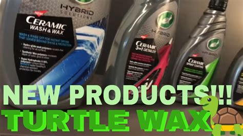 Turtle Wax Hybrid Solutions New Products CERAMIC Sealant Wash