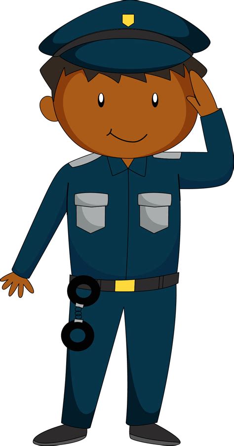 Policeman Clipart Salute Policeman Salute Transparent Free For
