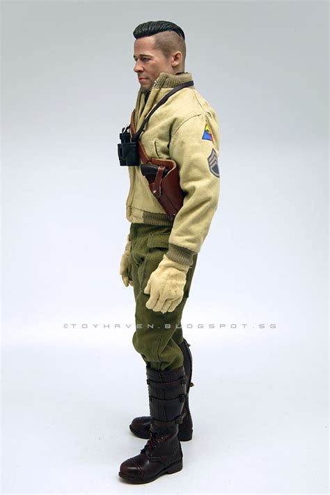 Brad pitt plays a stern army general in war machine. toyhaven: Kitbash 1:6 scale Brad Pitt as WWII U.S. Army ...