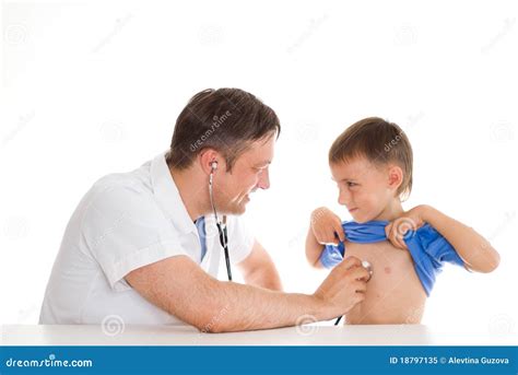 Doctor Examining Patient Stock Image Image Of Caucasian 18797135