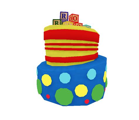 Pc Computer Roblox Silly Birthday Cake Hat The Models Resource