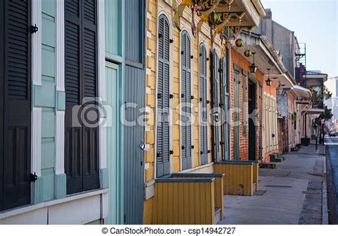 New Orleans Houses A Rustic Set Of Doors And Shutters In The French