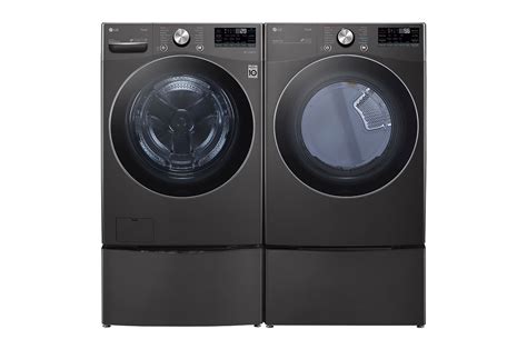 Lg 50 Cu Ft Mega Capacity Smart Wi Fi Enabled Front Load Washer With
