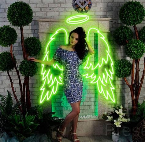 Huge Angel Wings Neon Sign Neon Sign Hdj Sign