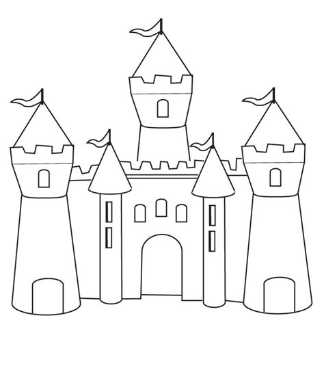 Coloriage chateau