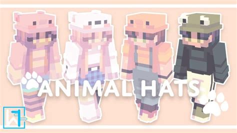 Animal Hats By Waypoint Studios Minecraft Skin Pack Minecraft