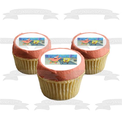 Spongebob Squarepants Patrick Bikini Bottom Edible Cake Topper Image A