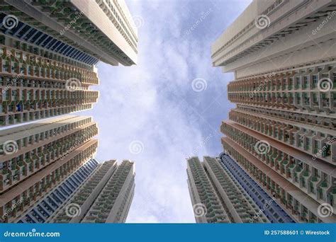 Low Angle Shot of High-rise Downtown Building Towers in Hong Kong