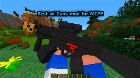 Top 5 Best Mcpe 3d Guns Mod For Minecraft Pocket Edition 2022 Youtube