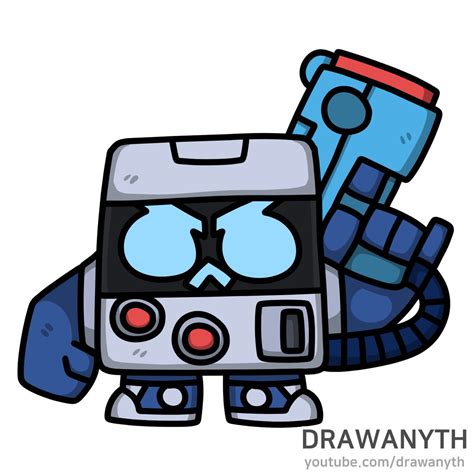 The 8 bit is a little. DRAWANY on Twitter: "How to Draw 8-Bit | Brawl Stars | New ...