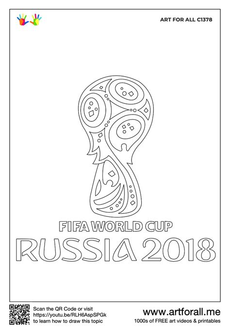 How To Draw Fifa World Cup 2018 Logo