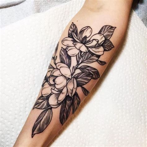 A Bunch Of Magnolias For My Second Tattoo By Shannon Elliott At Black