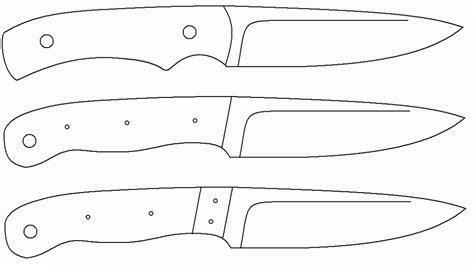 Having looked around the web for decent starting points for making knives, i found a lack of free printable knife patterns, templates or any knife profiles in pdf or other suitable format and have. My Library | Knife template, Knife patterns, Knife making