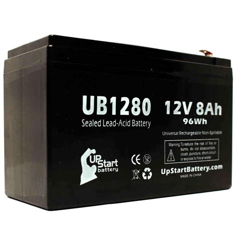 4 Pack Ub1280 Universal Sealed Lead Acid Battery 12v 8ah F1 Terminal