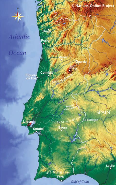 Spain And Portugal Map With Cities Spain Maps Facts World Atlas You