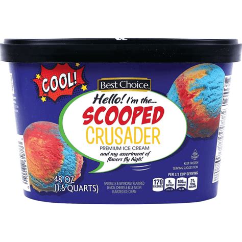 Best Choice Scooped Crusader Ice Cream Shop Priceless Foods