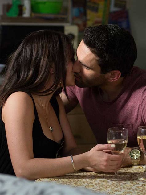 Shock Kiss See The First Pics Of Eastenders Kush Snogging Stacey