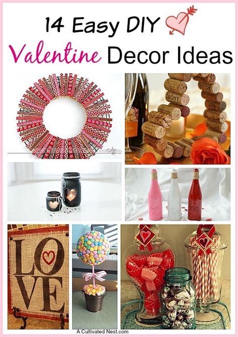 14 Easy Diy Valentines Day Decoration Ideas Valentines