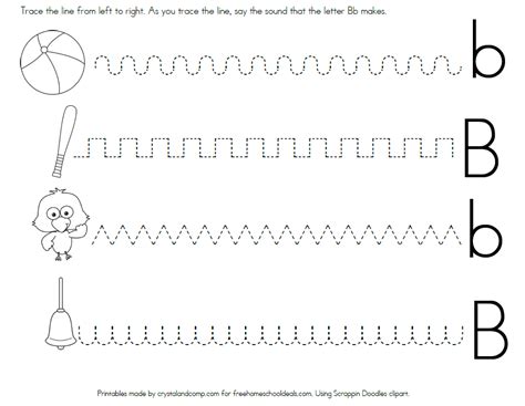 FREE LETTER B WORKSHEETS (instant download)