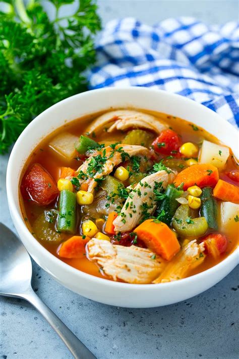 Chicken vegetable soup
