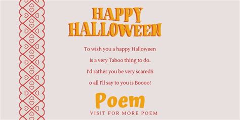 Scary Short Famous Halloween Poem To Bring Some In Your Halloween Party