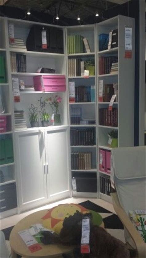 Ikea billy corner bookcase birch. Basement corner-ikea Billy bookcases | Ikea billy bookcase ...