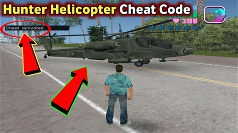 Gta Vice City Hunter Helicopter Cheat Code Hunter Helicopter Cheats For Gta Vice City Youtube