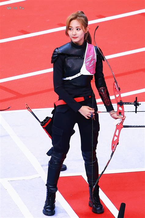 Pin By Kim Myungsoo On Tzuyu Sport Outfits Archery Girl Kpop Girls