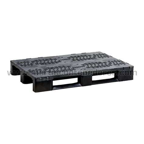 Nestable Perforated Plastic Pallet 1200x800x150 Mm