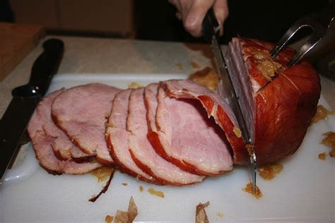 Boneless hams are easier to cut and slice as you don't have to work around a large bone. Easy Crock Pot Easter Ham Recipe