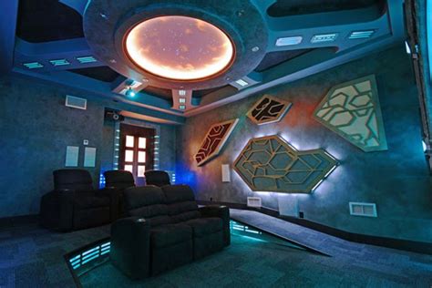 Reports have indicated that the ride will use a new technology where guests will use their own hands. Stargate Atlantis Home Theater - Very Cool Themed Home ...