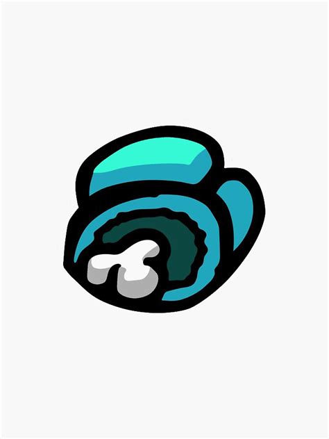 Take control of your destiny as you face the walking dead in multiple challenges. "among us cyan dead body " Sticker by gaminghubb | Redbubble