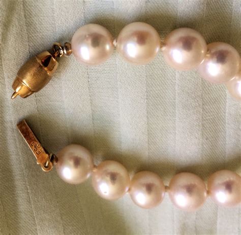 Vintage Pearl Necklace With 14 K Gold Clasp InstAppraisal