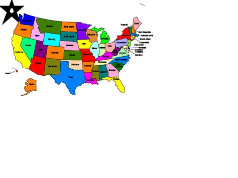 Clipart Map Of Us