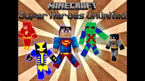 Minecraft Mod Showcase Super Heroes Unlimited Mod Norsk Youtube