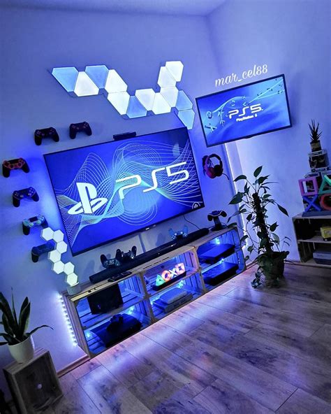 Best Gaming Entertainment Centers And Tv Stand Setup Ideas Gridfiti