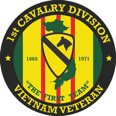 1st Cavalry Division Vietnam Veteran Decal