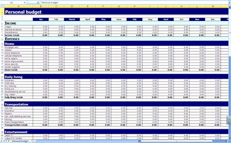 13 Monthly Expense Report Template Excel Sample Templates
