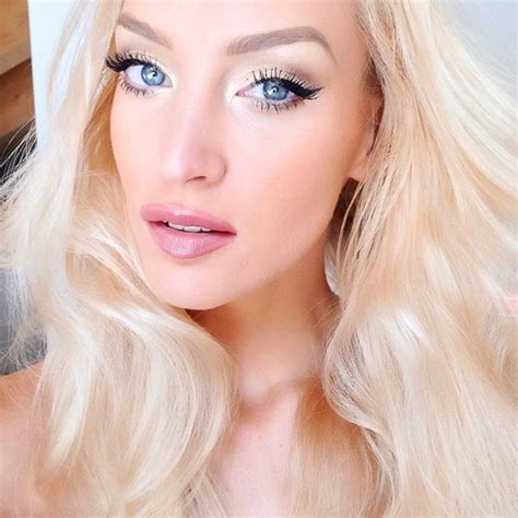 Karelea Mazzola Makeup For Blondes Blonde Russian Model